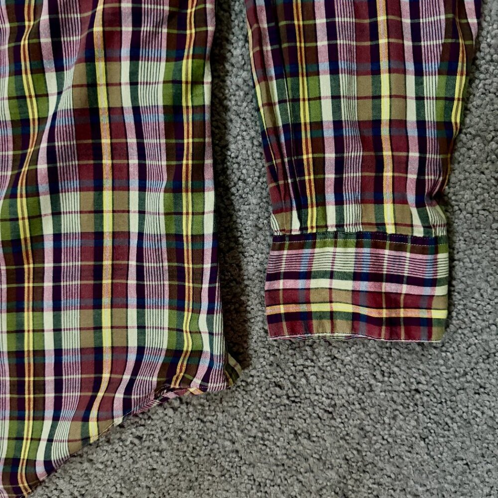 Vintage Polo Ralph Lauren RL Western Plaid Shirt- Men's Size XL - VERY Good Cond - Picture 13 of 14